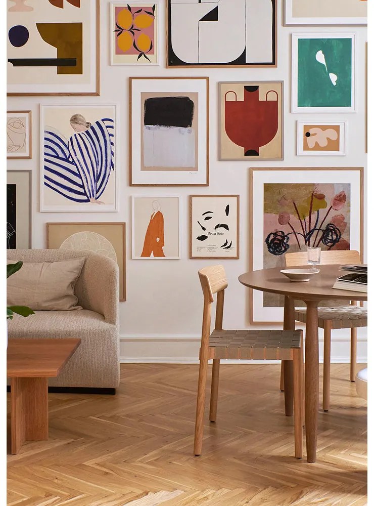 The Poster Club Plagát Blue Stripe At Concorde by Sofia Lind 50x70 cm