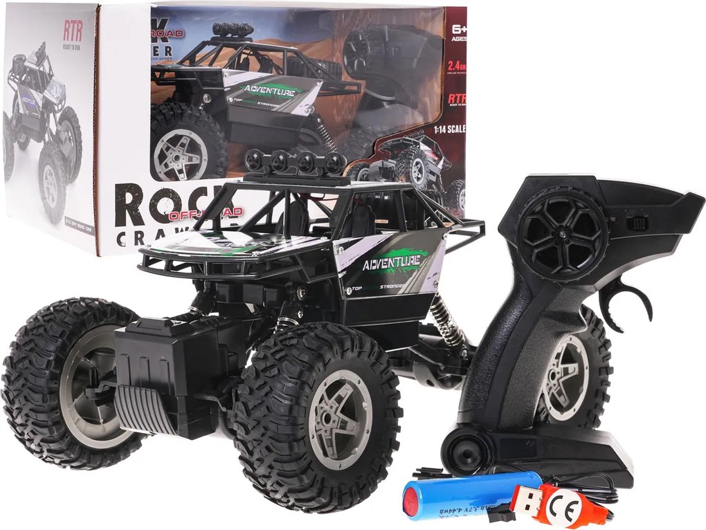 Ramiz Crawler 1:14 Rock SHAKE R/C zelený