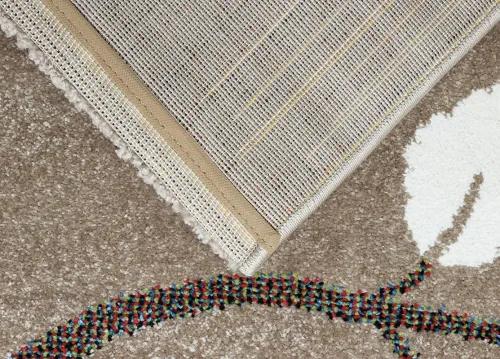 Koberce Breno Kusový koberec DIAMOND KIDS 24189/70, hnedá, viacfarebná,140 x 200 cm