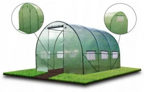 Záhradný fóliovník 3,5m x 2m x 2m GARDEN LINE – TUN5576