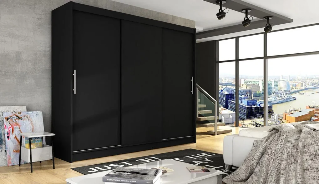 Skriňa Dasto II, Farby: biela, Osvetlenie: osvetlenie LED RGB - farebné