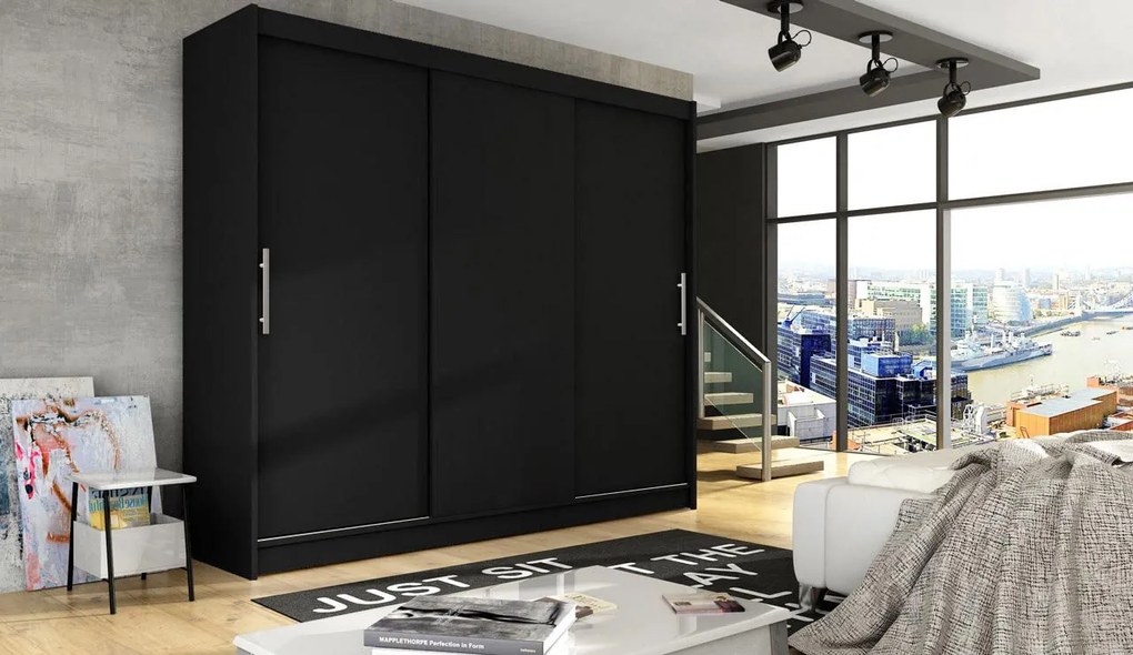 Skriňa Dasto II, Farby: kašmír, Osvetlenie: osvetlenie LED RGB - farebné