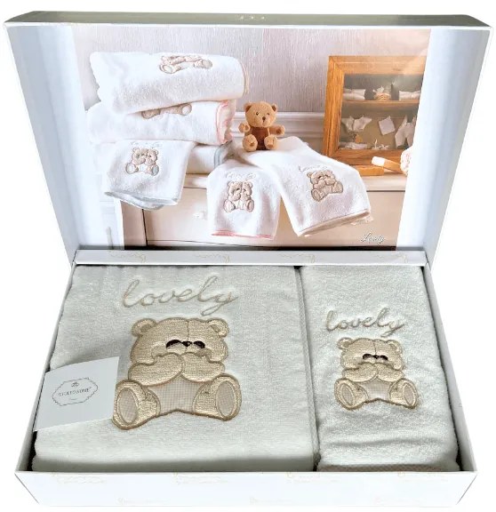 Soft Cotton Osuška a uterák LOVELY v darčekovom balení