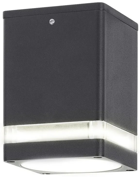 Rabalux Vonkajšie stropné prisadené svietidlo Zombor 1x35W | GU10 | IP54 - antracit 7818