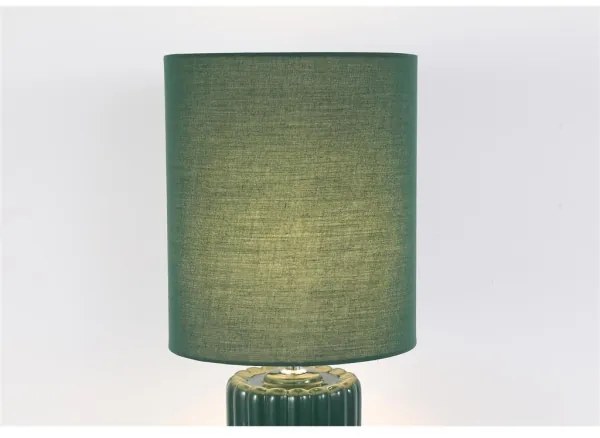 Searchlight EU22353GR - Stolná lampa GROOVE 1xE14/60W/230V zelená