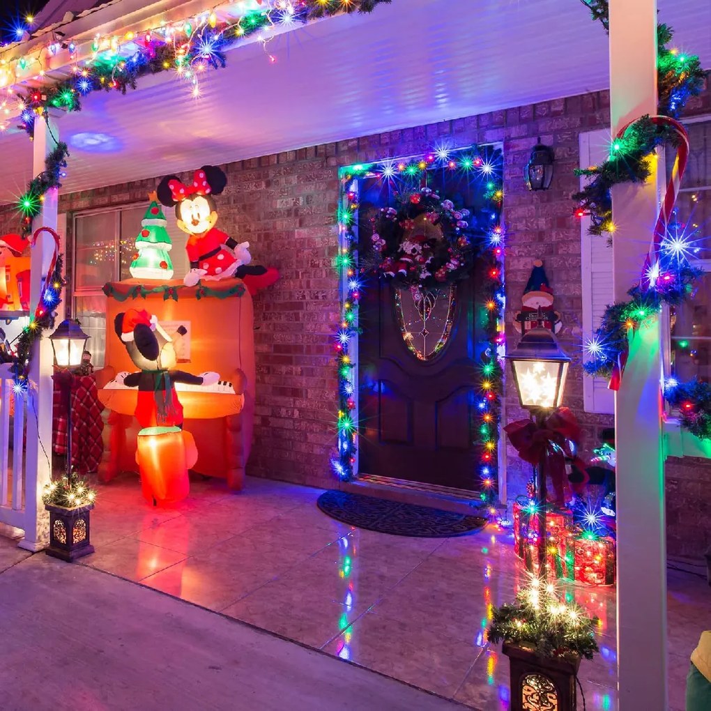 Vianočné svetielka vonkajšie FLASH multicolor 300 LED