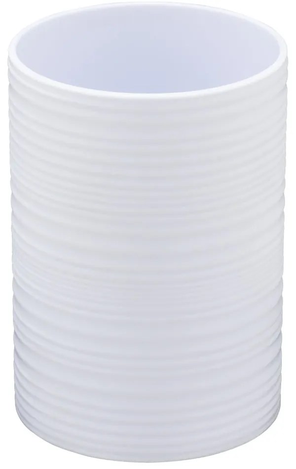 Biely plastový téglik na zubné kefky Lyon – Allstar