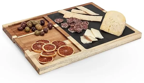 Partymaker Servírovacia doska z akáciového dreva 39x28x1,8cm