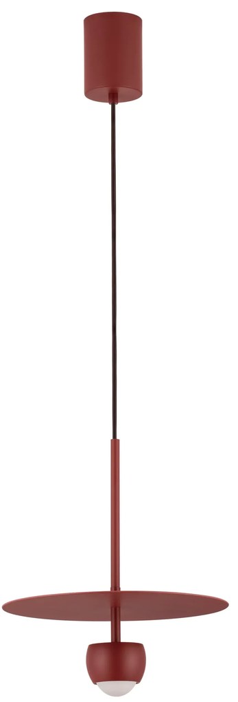 LED červený moderný luster Edem