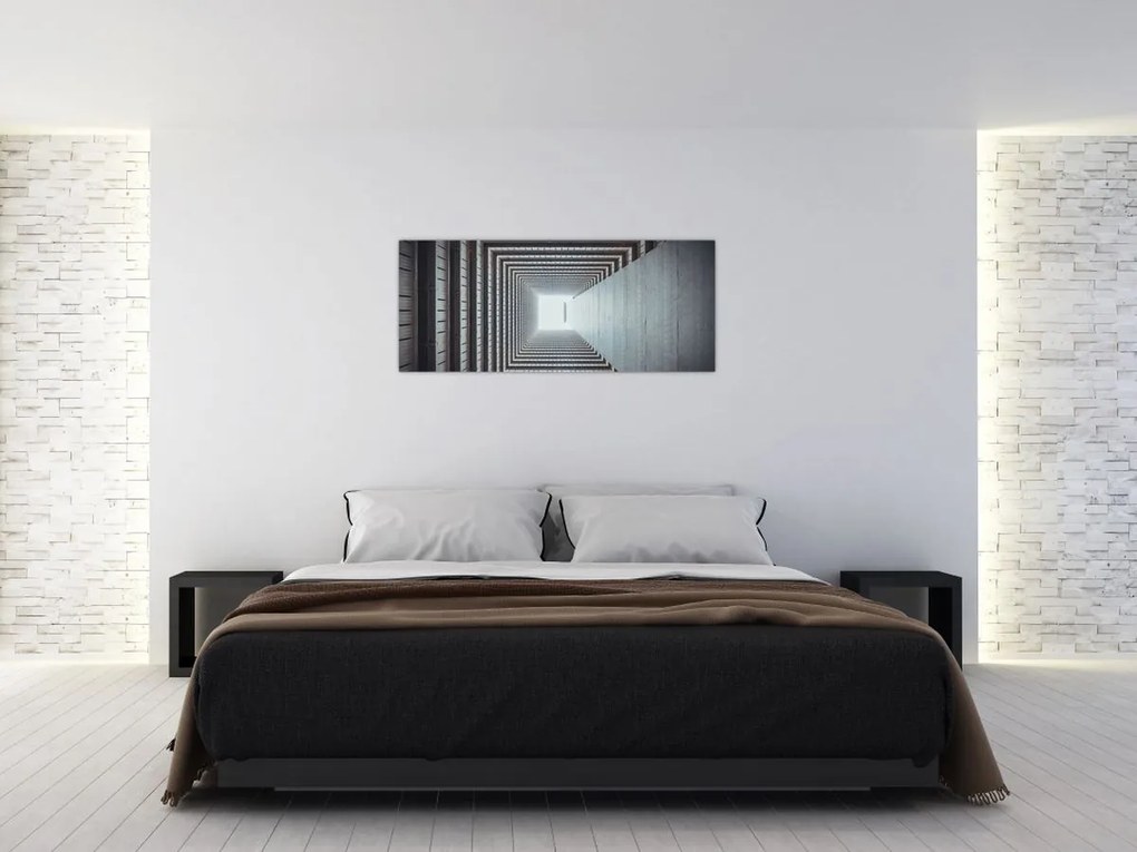 Obraz - Pohľad zvnútra budovy (120x50 cm)