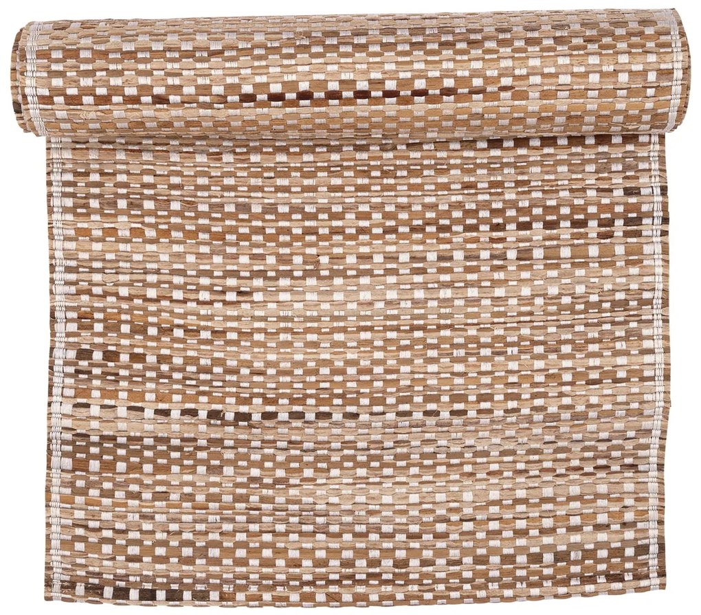 GREEN GATE Behúň na stôl Mix Structure Beige 35 x 180 cm