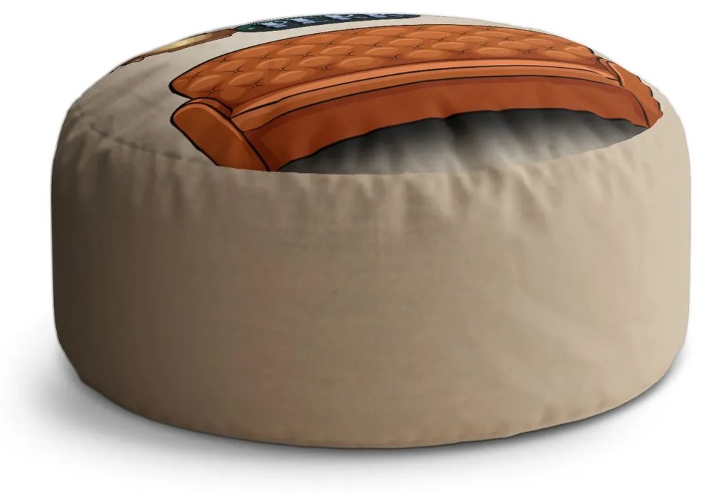 Sablio Taburet Circle Seriál Priatelia CENTRAL PERK Gauč: 38x48 cm