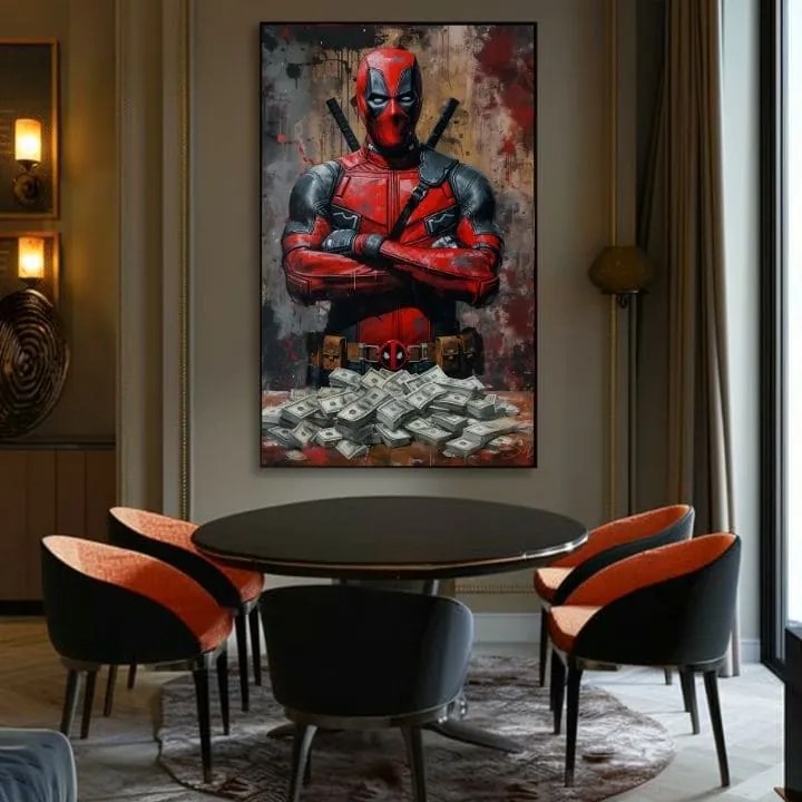 Obraz Deadpool: Peniaze a chaos | Akrylové detaily