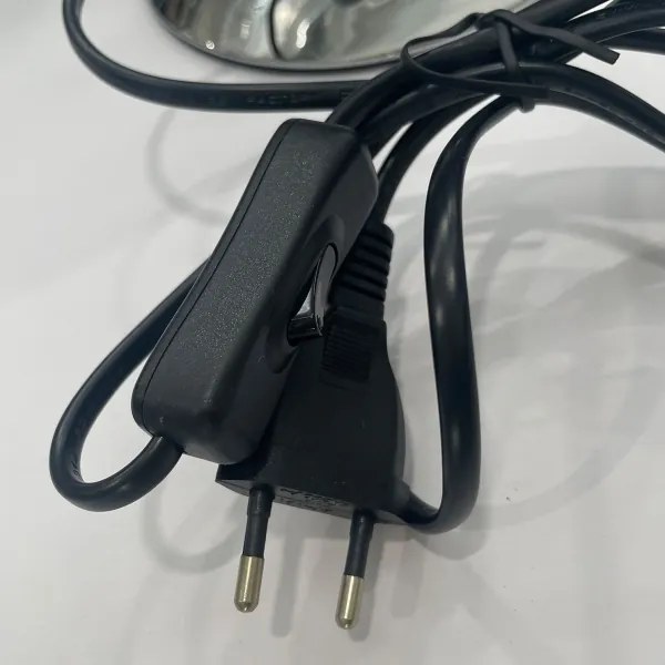 ONLI - Stolná lampa BRUCE 1xE27/15W/230V 40 cm matný chróm