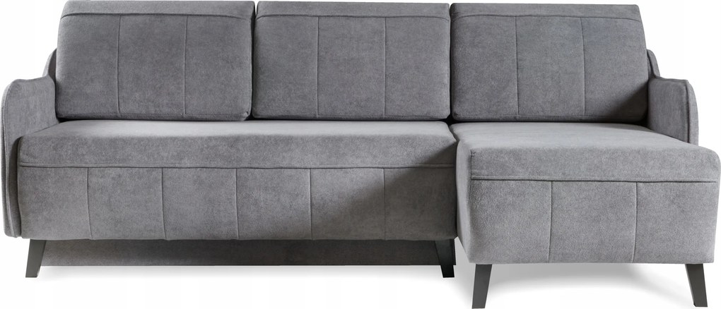 Malý rohový gauč Faro 219 cm rozkladací s funkciou spánku a úložným priestorom