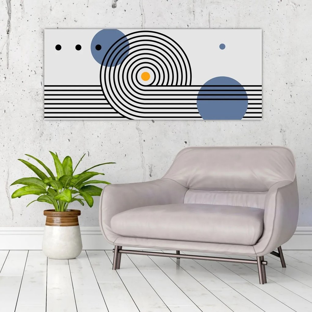 Obraz - Minimalistická abstrakcia N⁰1 (120x50 cm)