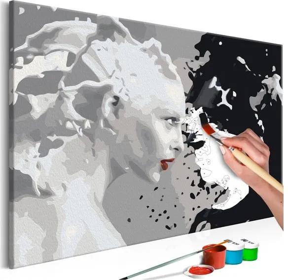 DIY set na tvorbu vlastného obrazu na plátne Artgeist Faces, 60 × 40 cm