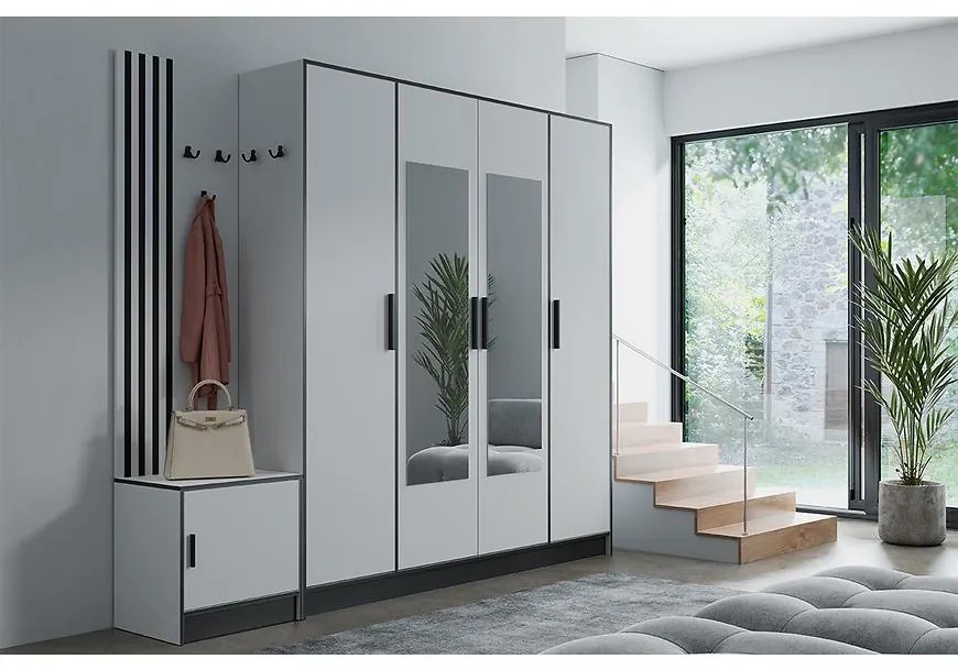 Predsieňový nábytok Roj Plus 14 biely