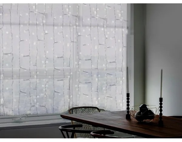 LED vonkajší záves CURTAIN 480xLED/8,4W/230V 3x3 m IP44 studená biela