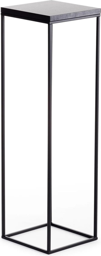 STOJAN NA KVETINÁČ SIMPLE 80X24X24 CM ČIERNA