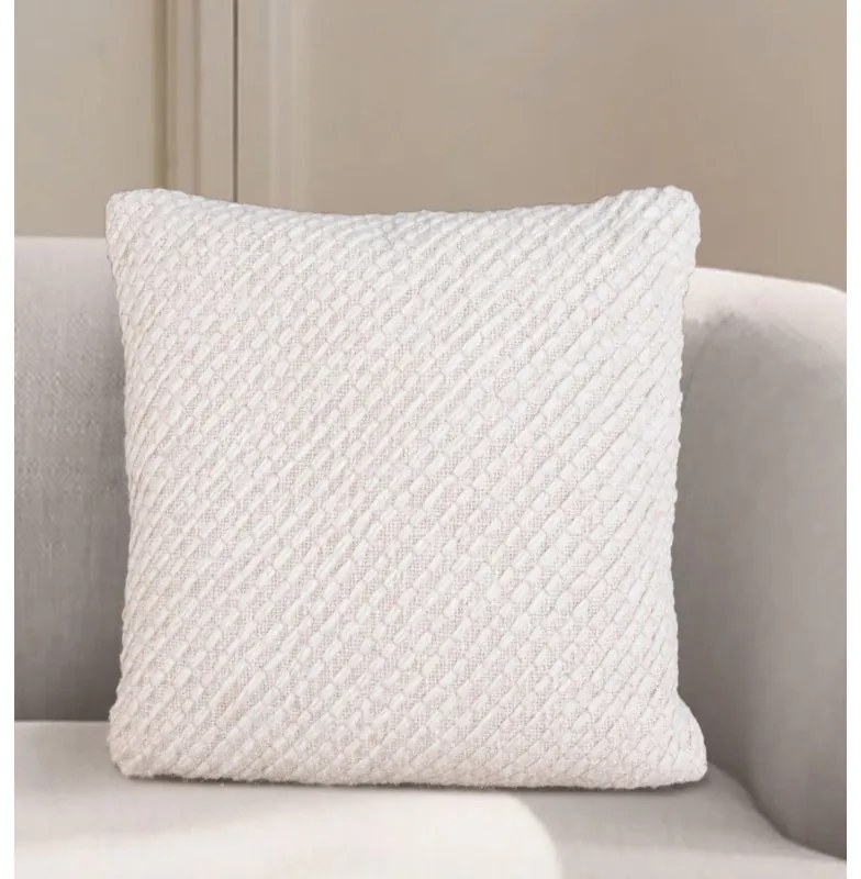 Vankúš BICAZ  45x45 cm z pravej vlny a juty