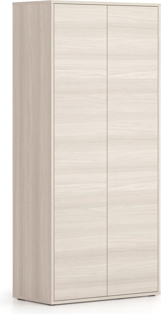 Kancelárska spisová skriňa BLOCK, 2× dvere, 800 × 400 × 1748 mm, dub prírodný