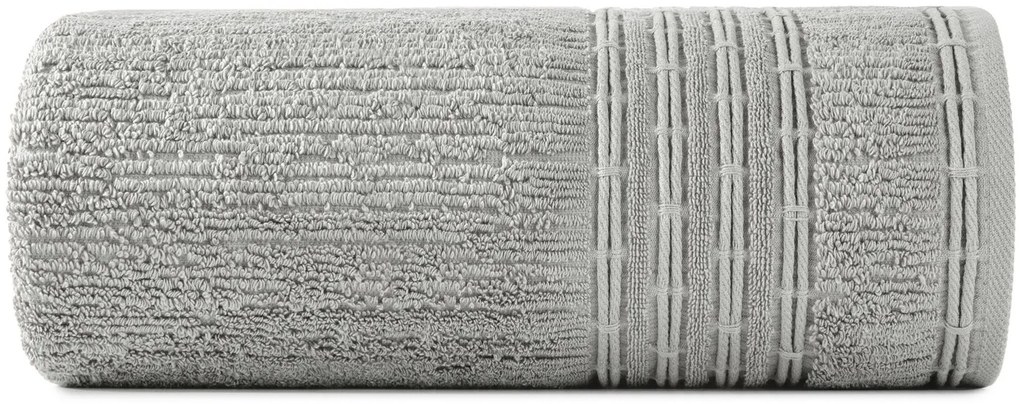 BAVLNENÝ UTERÁK ROMEO 50X90 CM SIVÁ