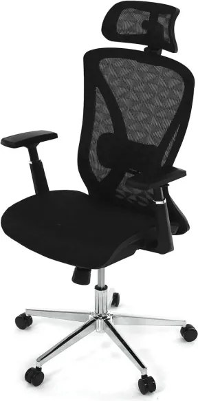 Kancelárska stolička čierna KA-S258 BK
