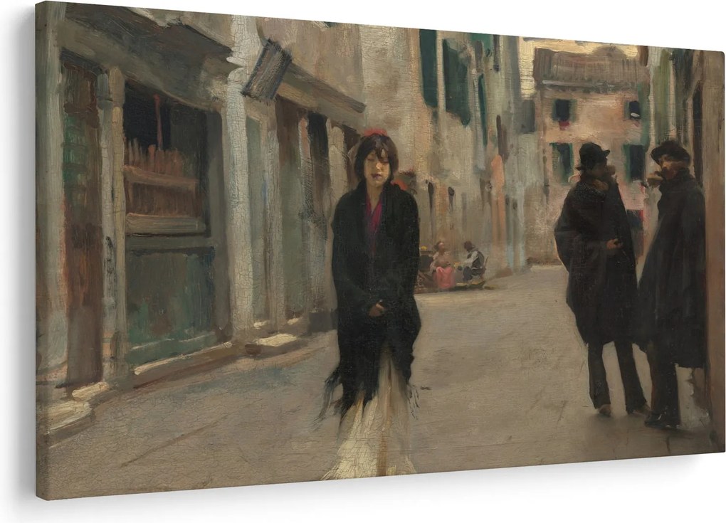 Obraz - John Singer Sargent, Street in Venice, reprodukcia (90x60 cm)