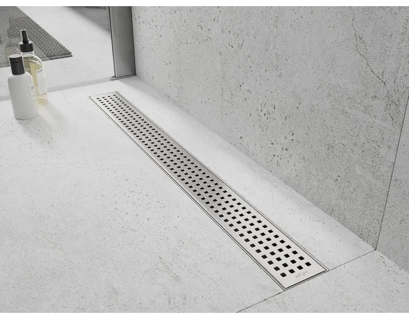 Mexen Flat nerezový sprchový žľab 50 cm vzor M08, 1025050-15
