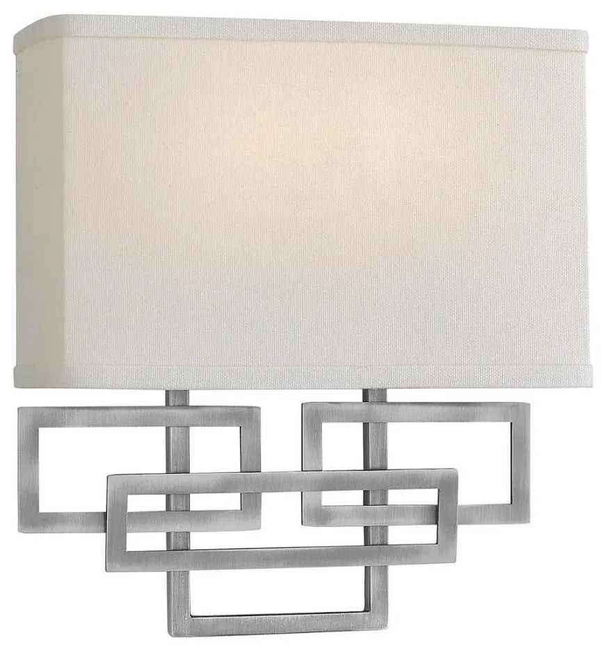 Hinkley HK-LANZA2-AN - Nástenné svietidlo LANZA 2xE14/60W/230V chróm