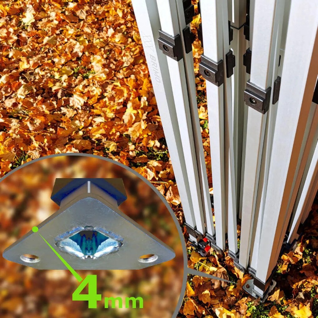 BRIMO Záhradný Párty Stan 3x4,5 m: Váš Kútik pre Relax a Oslavy - bez stien - Zelená 36