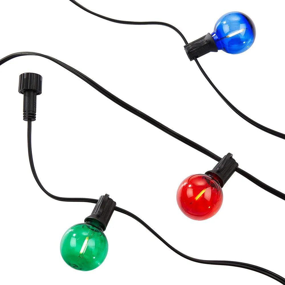 RAINBOW BULBS LED Svetelná reťaz vonkajšia 30 svetiel