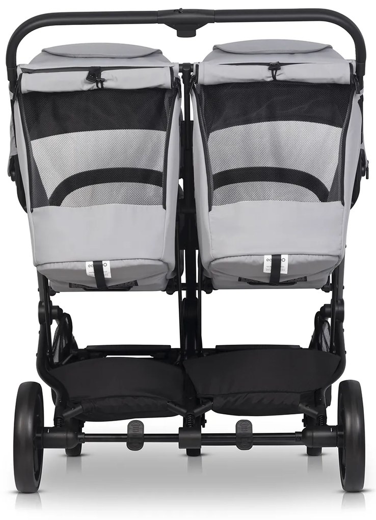 Súrodenecký kočík EasyGo Echo Cloudy Gray