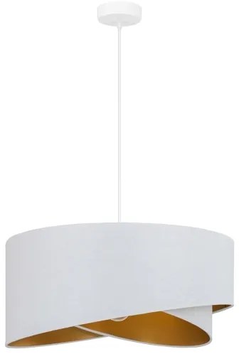 Brilagi - LED Luster na lanku LYRA 1xE27/15W/230V biela/zlatá