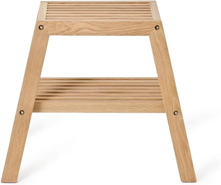 Stolička z dubového dreva Wireworks Slatted Stool