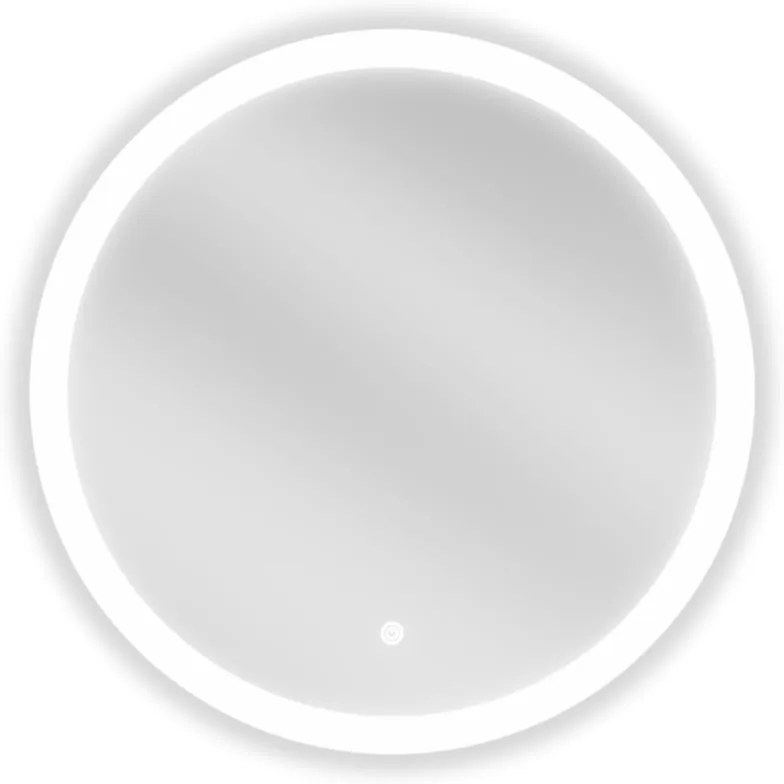 Mexen Oro, okrúhle LED podsvietené kúpeľňové zrkadlo 60 cm, 6000K, vykurovacia podložka proti zahmlievaniu, 9824-060-060-611-00