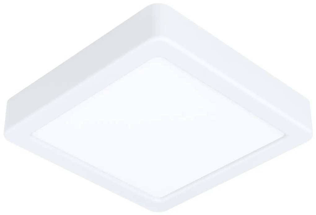 EGLO LED stropné svietidlo FUEVA 5, 10,5 W, denné biele svetlo, 16x16 cm, štvorcové, biele