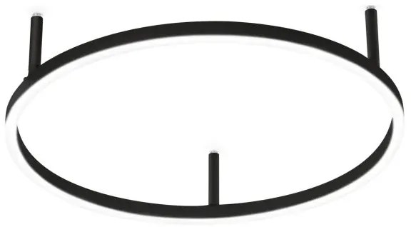 Ideal Lux - LED stropné svietidlo ORACLE SLIM LED/29W/230V 2700K priemer 50 cm čierne
