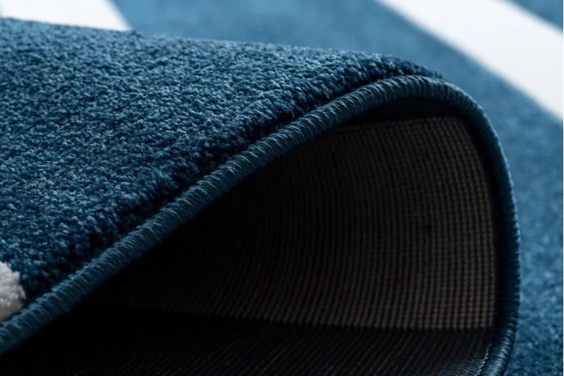 Detský kusový koberec Petit Puppy blue, 160x220, modrá, detská izba, Dywany Łuszczów