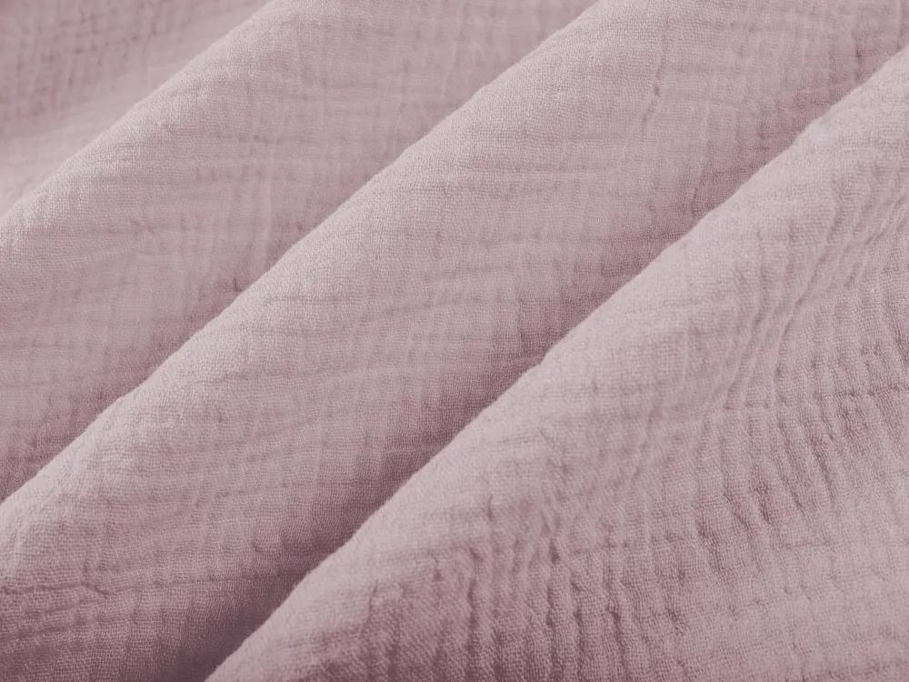Biante Mušelínová obliečka na vankúš MSN-008 Pastelovo fialková 40 x 40 cm