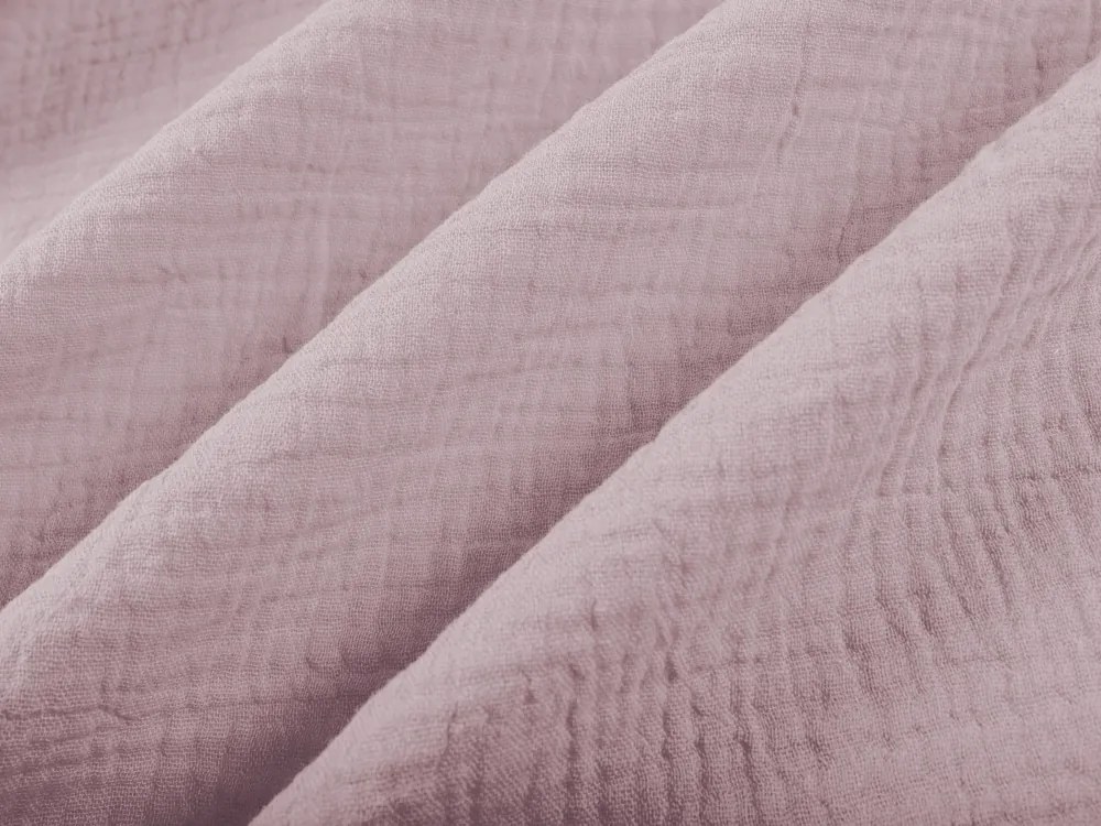 Biante Mušelínová obliečka na vankúš MSN-008 Pastelovo fialková 40 x 60 cm