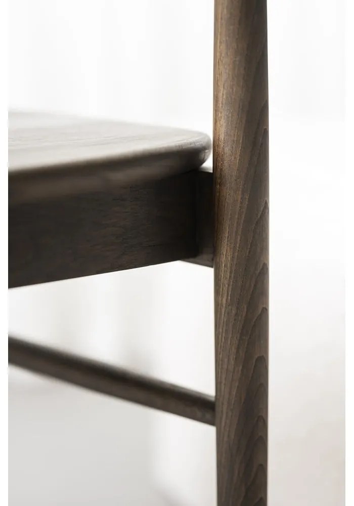 Tmavohnedá jedálenská stolička z dubového dreva Maidstone – Rowico