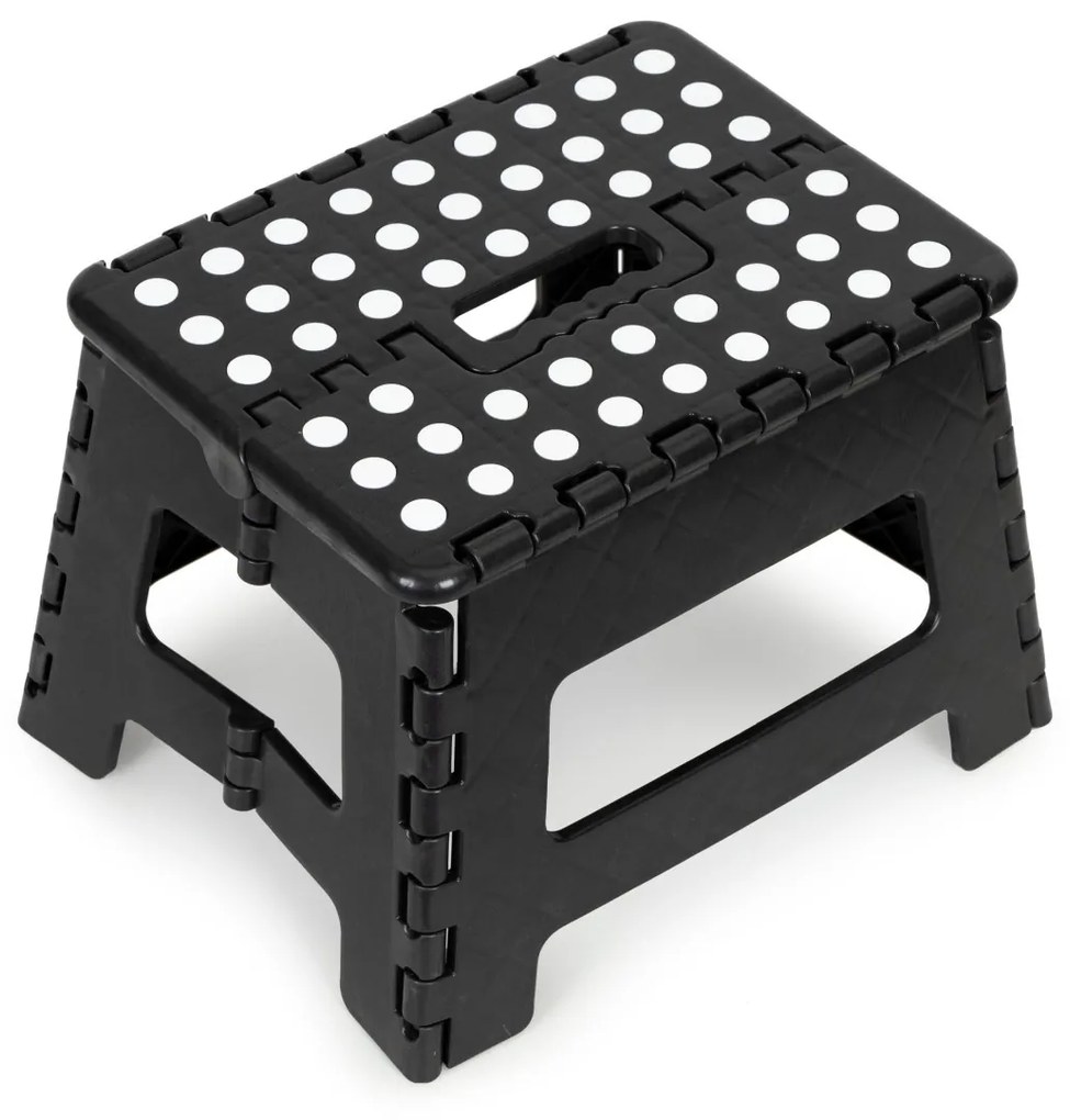 Skládacia stolička TABOR 22 cm čierna