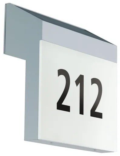 Eglo 97339 - Solárne domové číslo LUNANO LED/2W/3,7V 2000 mAh IP44