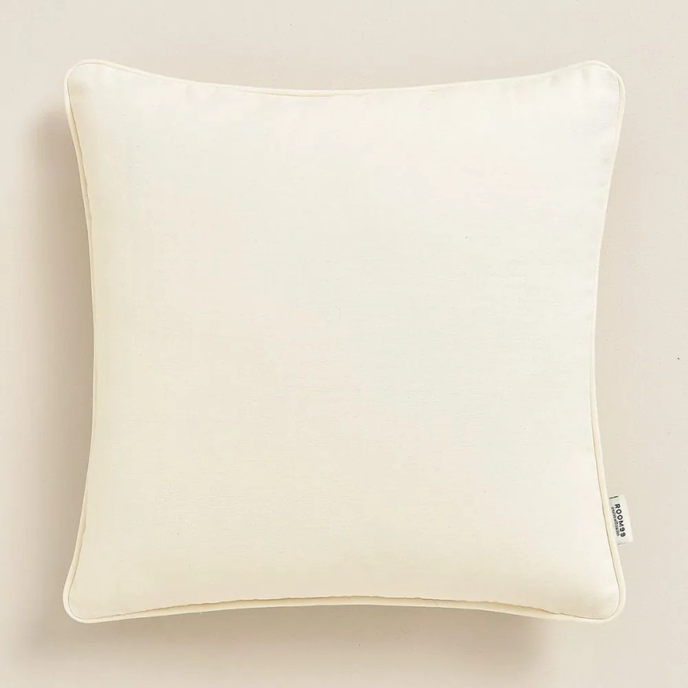 Elegantná obliečka na vankúš v krémovej farbe 40 x 40 cm
