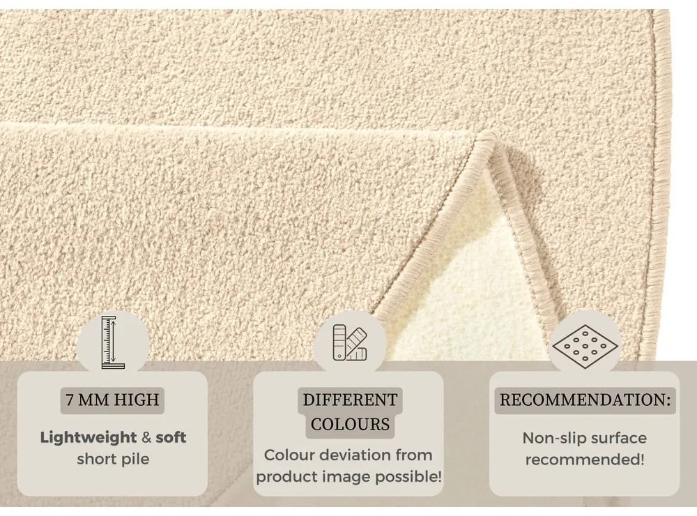 Béžový okrúhly koberec ø 133 cm Fancy – Hanse Home