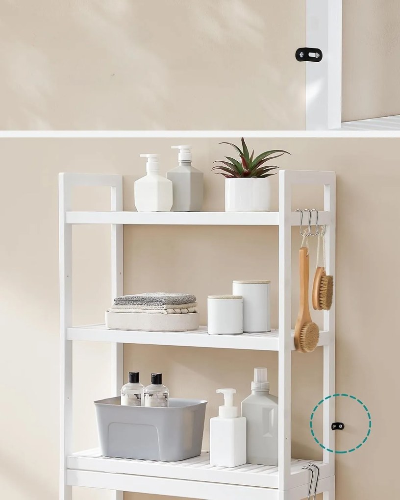 Kúpeľňový regál Patrona bambusový