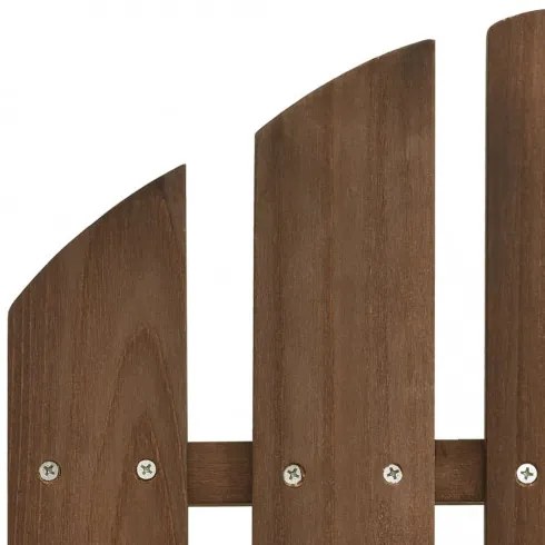 vidaXL Záhradná stolička Adirondack so stolíkom jedľový masív hnedá-