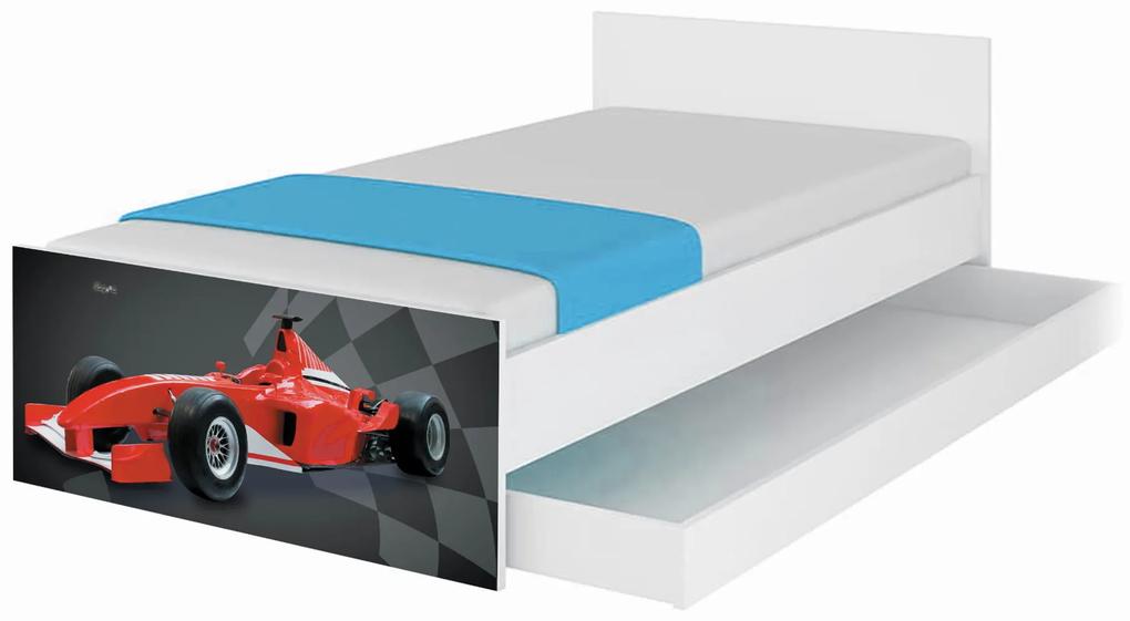 Raj posteli Detská posteľ " Formula " MAX  XXL biela